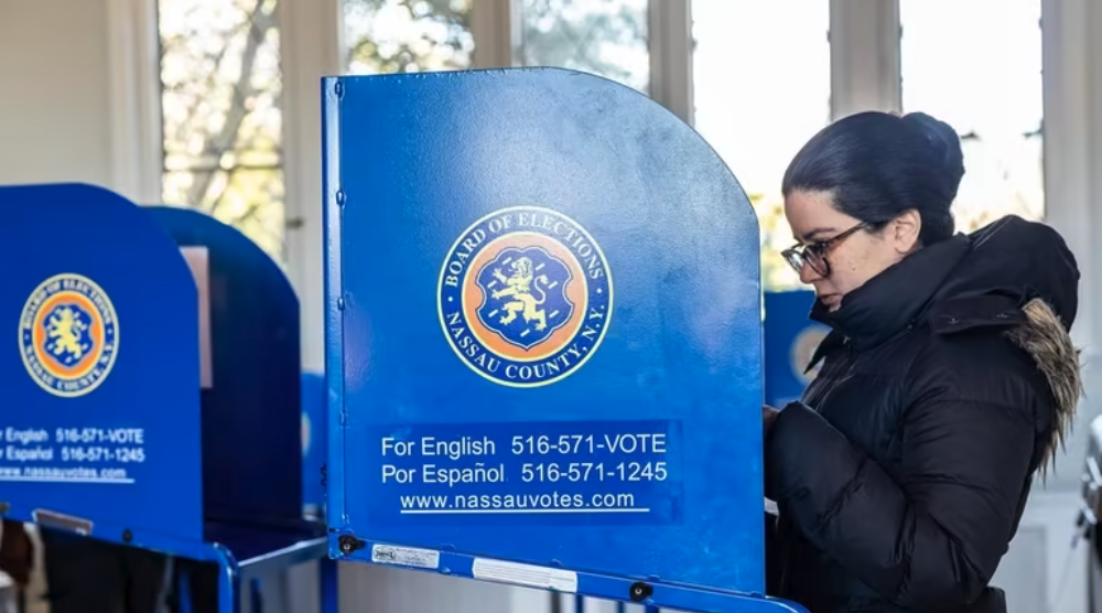 Voting booths